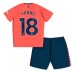 Everton Ashley Young #18 Barnkläder Borta matchtröja till baby 2023-24 Kortärmad (+ Korta byxor) Billigt